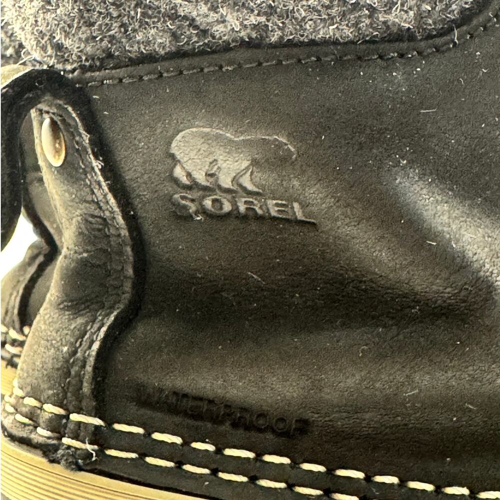 Sorel Slimpack II Lace Boots Women 6 Black Kettle‎ Waterproof Duck NL2348 - Picture 4 of 6